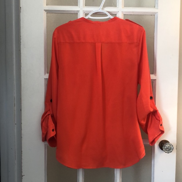 Calvin Klein button up blouse size large - Picture 2 of 3
